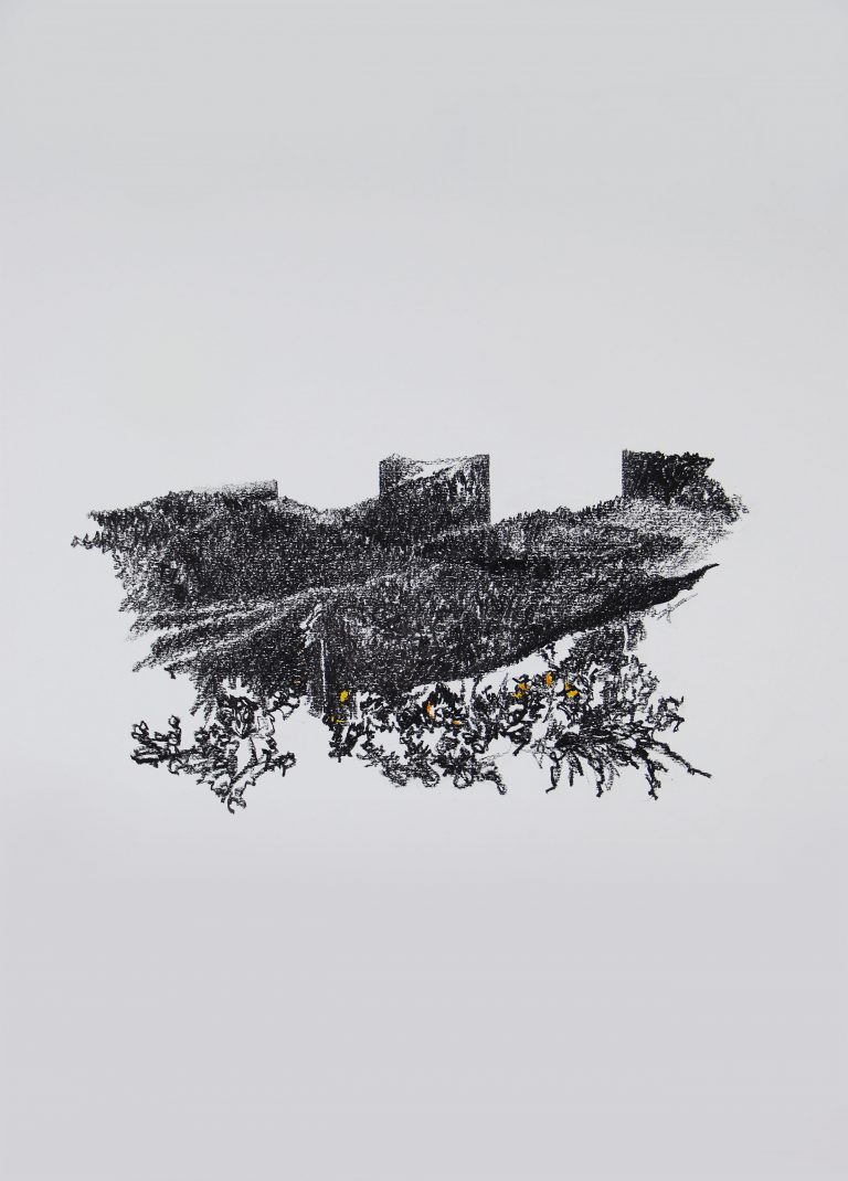 Lithographic pencil and watercolor
on paper
59,4 cm x 42 cm